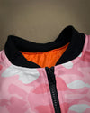 Maxcorners Pretty In Pink Hunting Bomber Jacket LM1601