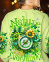 Maxcorners Nature Heals Everything Compass All Over Print LM2101