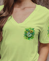 Maxcorners Nature Heals Everything Compass All Over Print LM2101