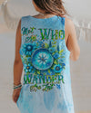 Maxcorners Not All Who Wander Are Lost Compass All Over Print LM2101