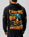 Maxcorners Camping Is Awesome Beer Make It Awesomer All Over Print LM1501