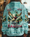Maxcorners (Hot Deal) Feet Hangin' We Bangin' Hunting Duck Camo All Over Print LM1601