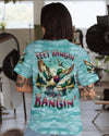Maxcorners Feet Hangin' We Bangin' Hunting Duck Camo All Over Print LM1601