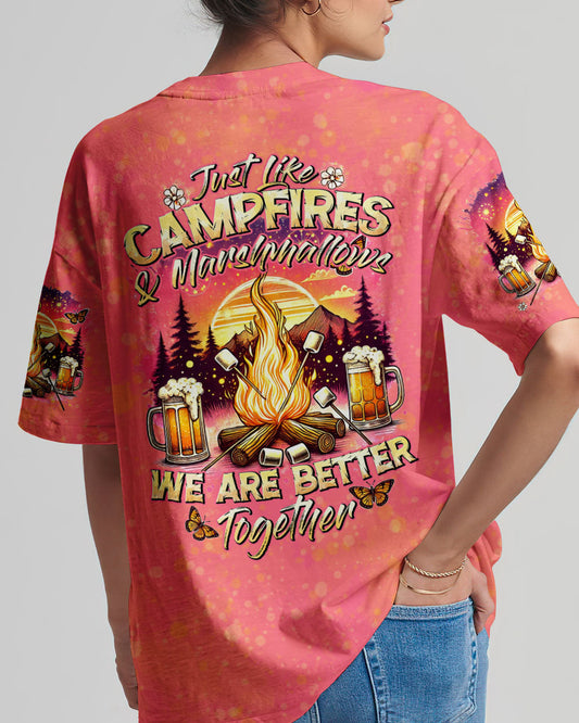 Maxcorners Just Like Campfires And Marshmallows All Over Print LM2101