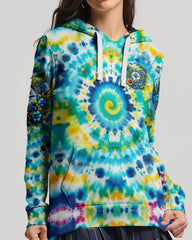 Maxcorners Not All Who Wander Are Lost Compass Tie Dye All Over Print LM2101