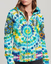 Maxcorners Not All Who Wander Are Lost Compass Tie Dye All Over Print LM2101