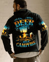 Maxcorners Life Is Better With A Beer And A Campfire All Over Print LM1501