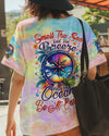 Maxcorners Smell The Sea Feel The Breeze Compass All Over Print LM1501