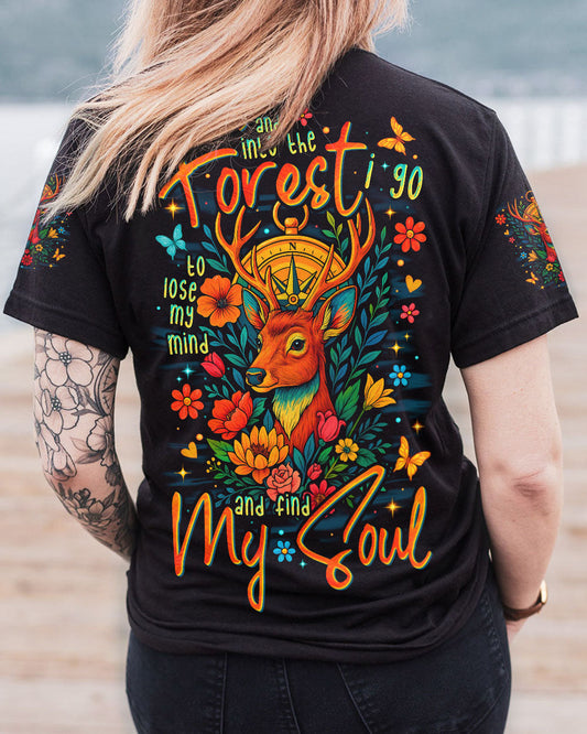Maxcorners And Into The Forest I Go Deer All Over Print LM1501