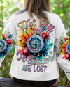 Maxcorners Not All Who Wander Are Lost Compass All Over Print LM2101