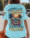 Maxcorners Smell The Sea Feel The Breeze Compass All Over Print LM1501