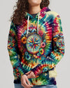 Maxcorners Not All Who Wander Are Lost Tie Dye All Over Print LM2101