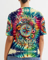 Maxcorners Not All Who Wander Are Lost Tie Dye All Over Print LM2101