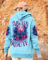 Maxcorners Always Take The Scenic Route Compass All Over Print LM1501