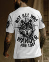 Maxcorners Not All Who Wander Are Lost Wolf All Over Print LM2101