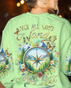 Maxcorners Not All Who Wander Are Lost Compass All Over Print LM2101