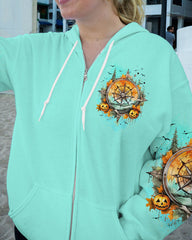 Maxcorners Not All Who Wander Are Lost Compass Halloween All Over Print LM2101