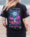 Maxcorners My Broom Broke So Now Flamingo Halloween Camping All Over Print LM2101
