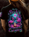 Maxcorners My Broom Broke So Now Flamingo Halloween Camping All Over Print LM2101