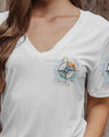 Maxcorners Not All Those Who Wander Are Lost Compass All Over Print LM2101