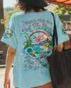 Maxcorners Smell The Sea Feel The Breeze Compass All Over Print LM1501