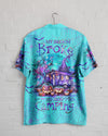 Maxcorners My Broom Broke So Now Halloween Camping Hawaiian Shirt LM2101