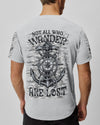 Maxcorners Not All Who Wander Are Lost Anchor Compass All Over Print LM1501
