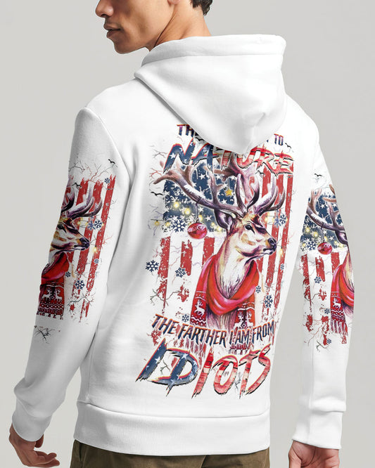 Maxcorners The Closer I Get To Nature Deer Christmas All Over Print LM2101