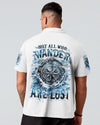Maxcorners Not All Who Wander Are Lost Compass All Over Print LM1501