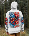 Maxcorners Live Free And Fish Hard All Over Print LM1601