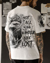 Maxcorners Not All Who Wander Are Lost Compass All Over Print LM1501