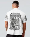 Maxcorners Not All Who Wander Are Lost Compass All Over Print LM2101