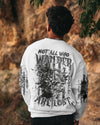 Maxcorners Not All Who Wander Are Lost Compass All Over Print LM2101