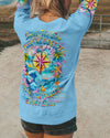 Maxcorners Smell The Sea Feel The Breeze Compass All Over Print LM1501