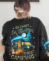 Maxcorners All I Want For Christmas Camping All Over Print LM2101