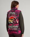 Maxcorners Pretty In Pink Hunting Camo Puffer Jacket LM1601