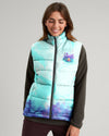 Maxcorners Making Memories One Campfire At A Time Puffer Jacket LM2101