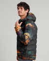Maxcorners Making Memories One Campfire At A Time Bigfoot Puffer Jacket LM2101