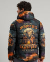 Maxcorners Making Memories One Campfire At A Time Bigfoot Puffer Jacket LM2101