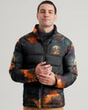 Maxcorners Making Memories One Campfire At A Time Bigfoot Puffer Jacket LM2101