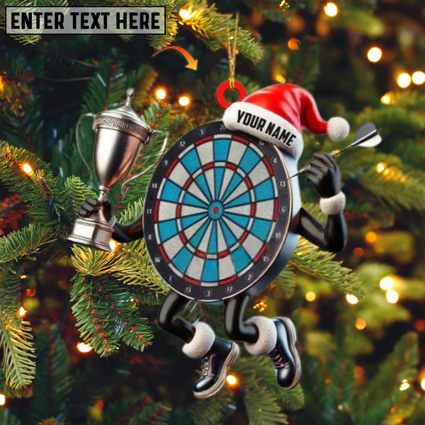 Maxcorners Champion Darts Home Decor Christmas Ornament, Personalized Ornament