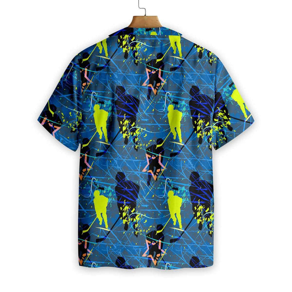 Maxcorners Hockey Hawaiian Shirt