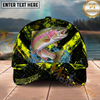 Maxcorners Fishing Neon Splash Personalized Name Classic 3D Cap (9 Breeds)