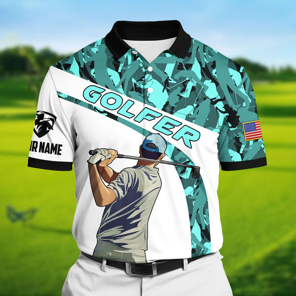 Max Corner Pride Premium Cool Golf Man, Golf Polo Shirts Multicolored Custom Name