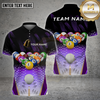 Maxcorners Billiards Shirt Full Rack Break Shot Multi options Personalized Name, Team Name Unisex 3D Shirt (4 Colors)