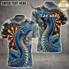 Maxcorners Darts Eastern Dragon Mountain Dartboard Multiple Options Personalized Name, Team Name 3D Shirt