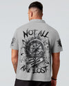 Maxcorners Not All Who Wander Are Lost Compass All Over Print LM1501