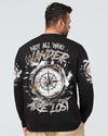 Maxcorners Not All Who Wander Are Lost Compass All Over Print LM1501