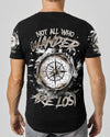 Maxcorners Not All Who Wander Are Lost Compass All Over Print LM1501
