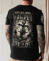 Maxcorners Not All Who Wander Are Lost Anchor Compass All Over Print LM1501